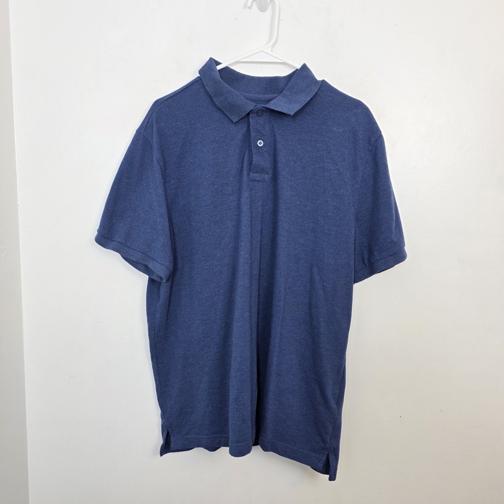 Old Navy Men's Blue Uniform‎ Pique Classic Fit Polo Size XL
